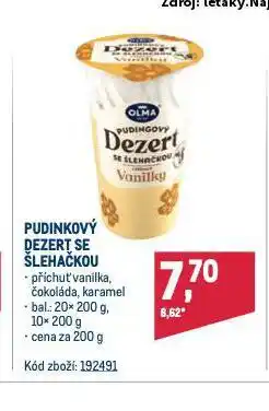 Makro Pudinkový dezert se šlehačkou nabídka