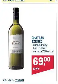 Makro Chateau bzenec nabídka