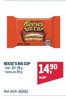 Makro Reese's big cup nabídka