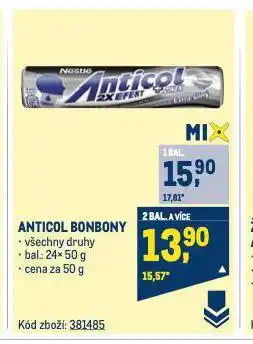 Makro Anticol bonbony nabídka