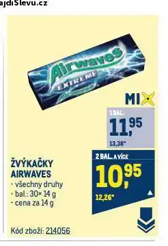 Makro Žvýkačky airwaves nabídka