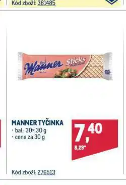 Makro Manner tyčinka nabídka