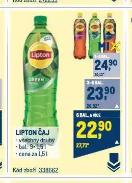 Makro Lipton čaj nabídka