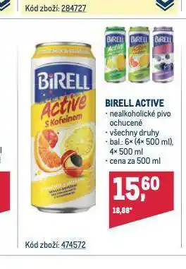 Makro Birell nealkoholické pivo nabídka