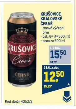 Makro Pivo krušovice nabídka