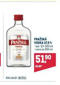 Makro Pražská vodka nabídka