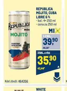 Makro Republica cuba libre nabídka