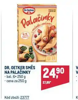 Makro Dr. oetker směs na palačinky nabídka