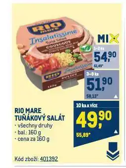 Makro Rio mare tuňákový salát nabídka
