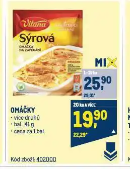 Makro Vitana omáčky nabídka