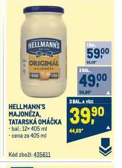 Makro Hellmann's tatarská omáčka nabídka