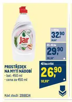 Makro Jar prostředek na mytí nádobí nabídka