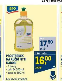 Makro Prostředek na ruční mytí nádobí nabídka