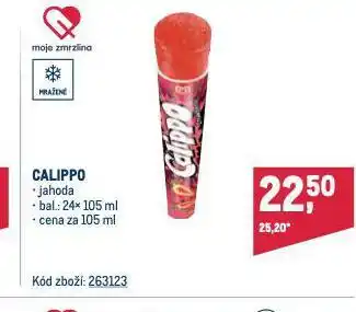 Makro Calippo zmrzlina nabídka