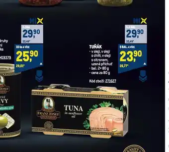 Makro Franz josef tuňák steak nabídka