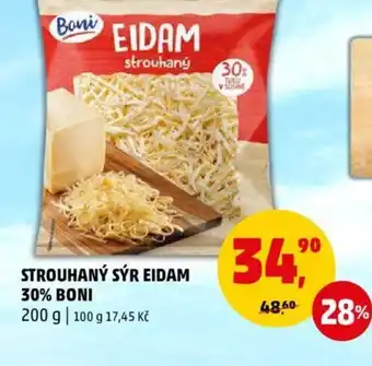 Penny Market STROUHANÝ SÝR EIDAM 30% BONI nabídka