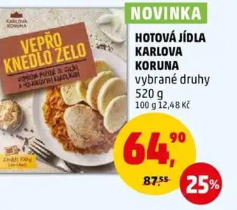 Penny Market HOTOVÁ JÍDLA KARLOVA KORUNA nabídka