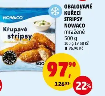 Penny Market OBALOVANÉ KUŘECÍ STRIPSY NOWACO nabídka