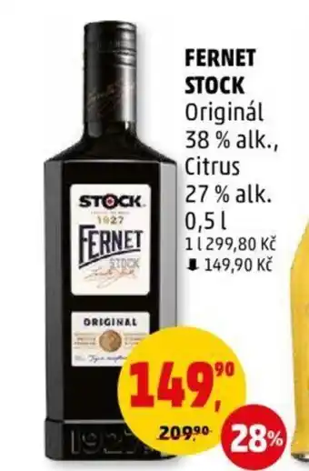 Penny Market FERNET STOCK 0.5L nabídka