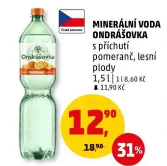 Penny Market MINERÁLNÍ VODA ONDRÁŠOVKA 1.5L nabídka