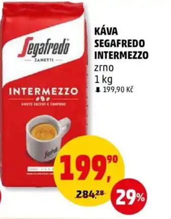 Penny Market KÁVA SEGAFREDO INTERMEZZO nabídka