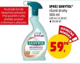 Penny Market SPREJ SANYTOL nabídka