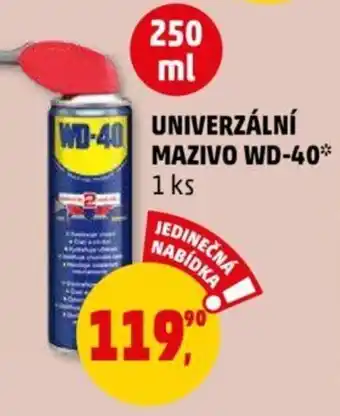 Penny Market UNIVERZÁLNÍ MAZIVO WD-40 nabídka