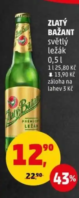 Penny Market ZLATÝ BAŽANT 0.5L nabídka