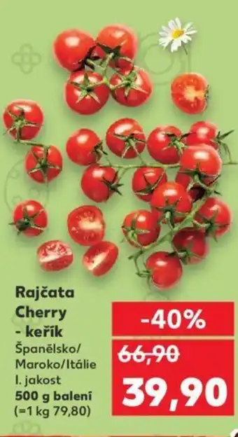 Kaufland Rajčata Cherry - keřík nabídka