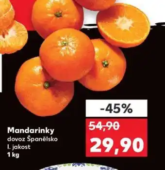 Kaufland Mandarinky nabídka