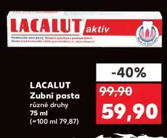 Kaufland LACALUT Zubní pasta nabídka