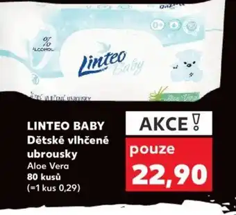 Kaufland LINTEO BABY Dětské vlhčené ubrousky nabídka