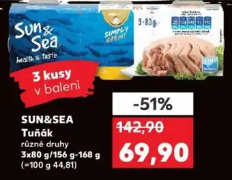 Kaufland SUN&SEA Tuňák nabídka