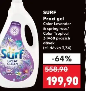 Kaufland SURF Prací gel nabídka