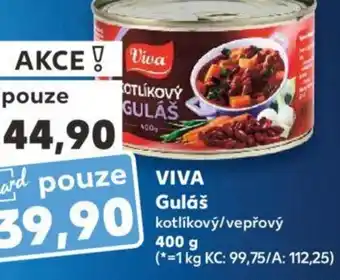 Kaufland vIVA Guláš nabídka