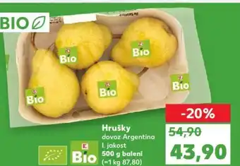 Kaufland Hrušky nabídka