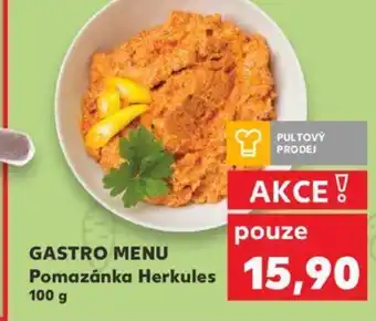 Kaufland GASTRO MENU Pomazánka Herkules nabídka
