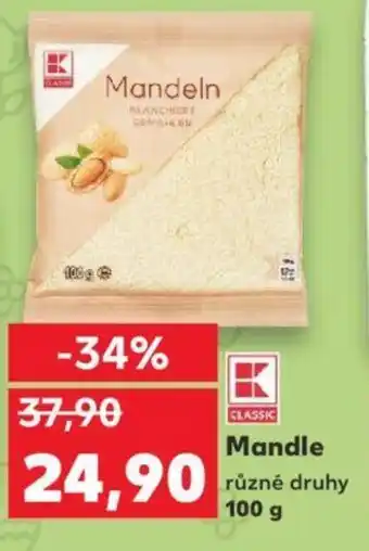 Kaufland Mandle nabídka