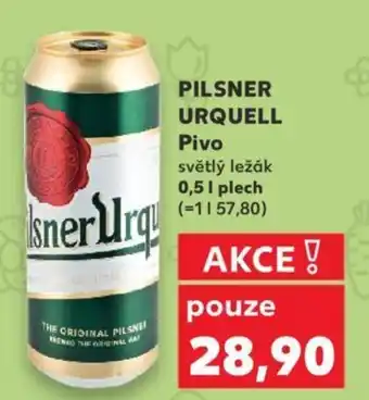 Kaufland PILSNER URQUELL Pivo 0.5L nabídka