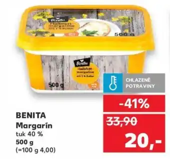 Kaufland BENITA Margarin nabídka