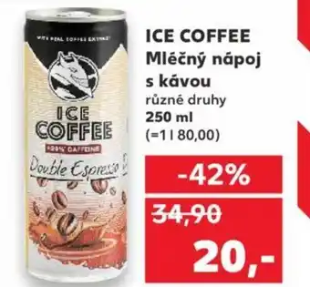 Kaufland ICE COFFEE Mléčný nápoj s kávou nabídka
