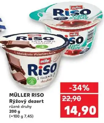 Kaufland MÜLLER RISO Rýžový dezert nabídka