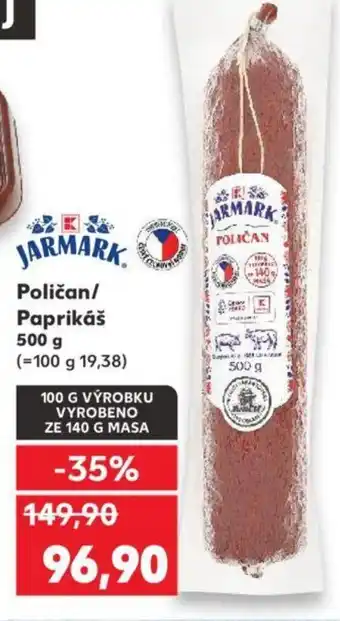 Kaufland Poličan/ Paprikáš 500 g nabídka