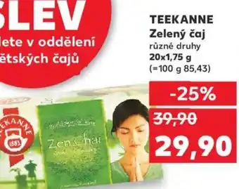Kaufland TEEKANNE Zelený čaj nabídka