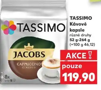 Kaufland TASSIMO Κάνονέ kapsle nabídka