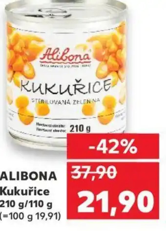 Kaufland ALIBONA Kukuřice nabídka