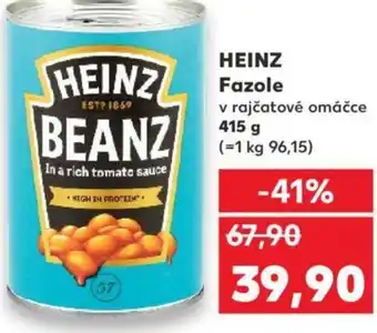 Kaufland HEINZ Fazole nabídka