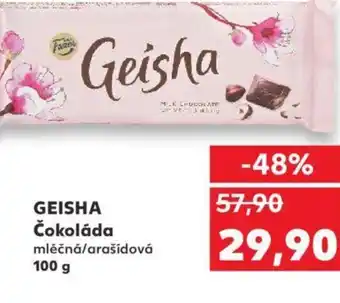 Kaufland GEISHA Čokoláda nabídka