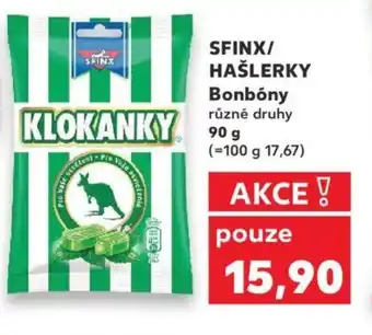 Kaufland SFINX/ HAŠLERKY Bonbóny nabídka