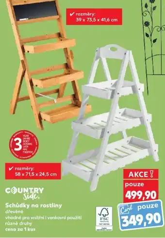 Kaufland Schůdky na rostliny nabídka